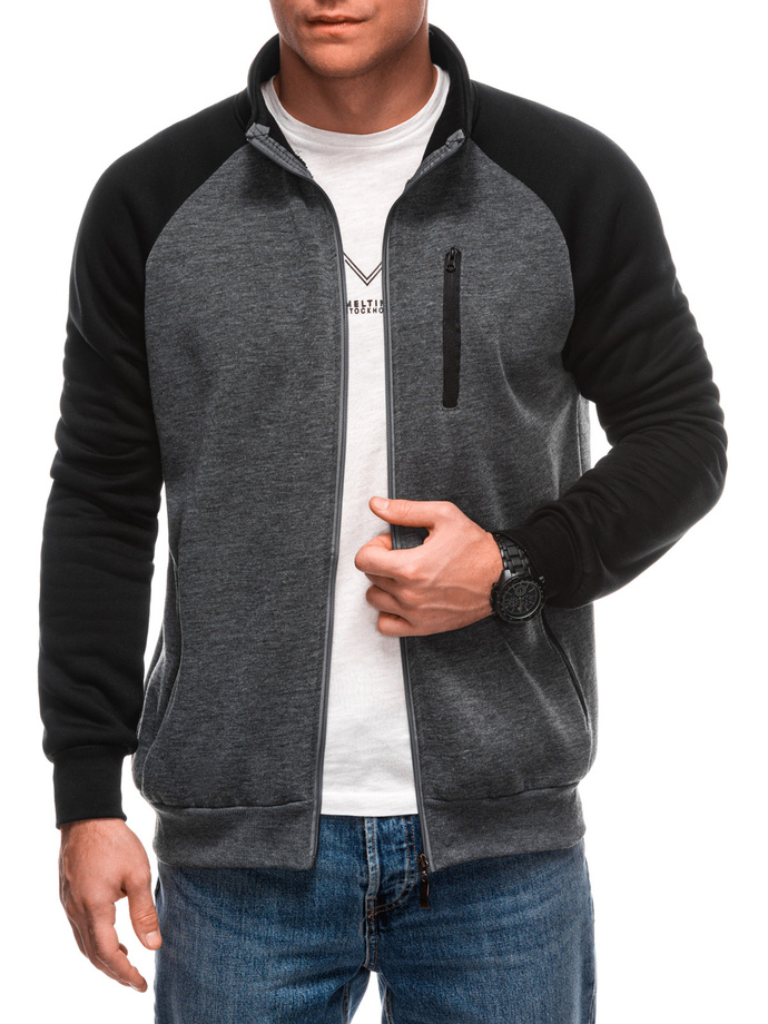 Men's hooded sweatshirt B1707 - grey