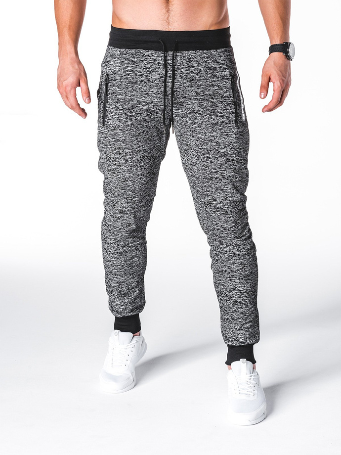 Men's sweatpants P688 - dark grey