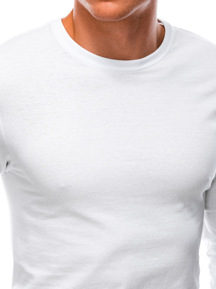 Men's plain longsleeve L59 - white