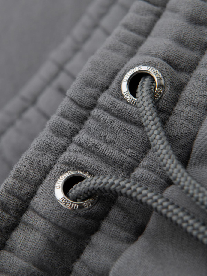 Classic sweatpants with drawstrings unisex-grey V18 OU-PSBC-0100