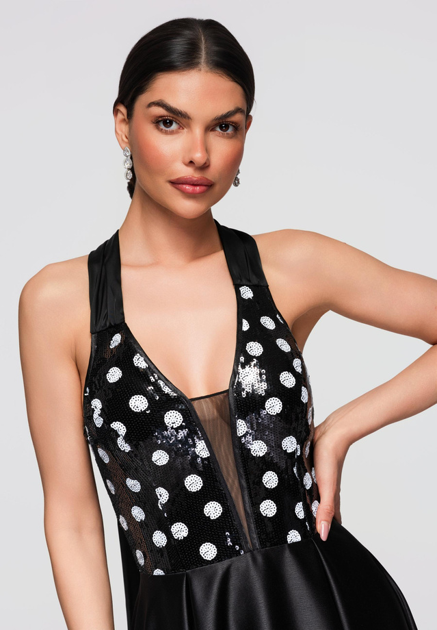 Sukienka wieczorowa LA-OM-DLR259 - black