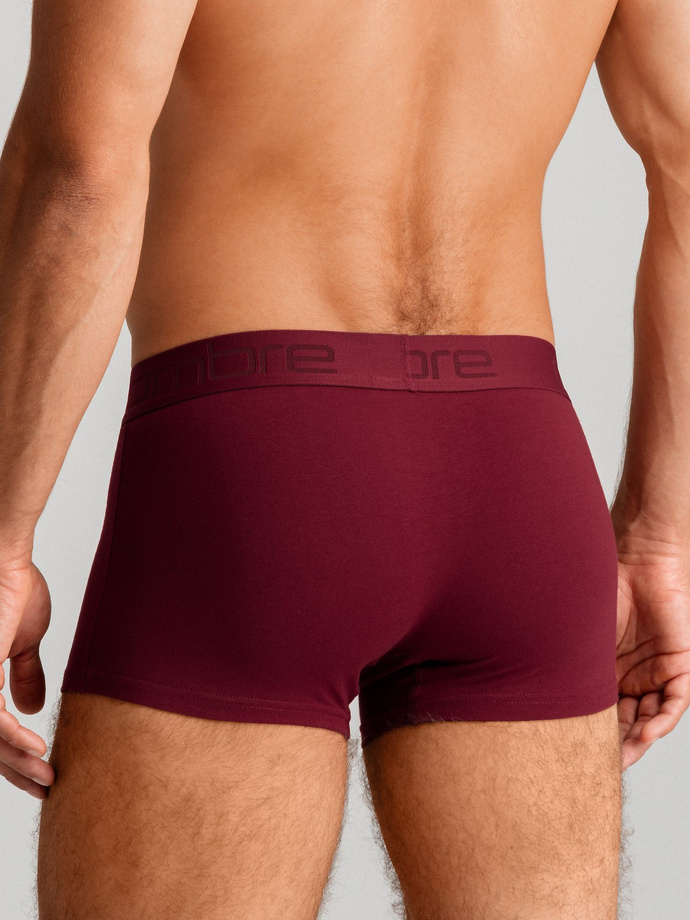 Men's cotton boxer shorts with logo - 3-pack mix V3 OM-UNBO-0105