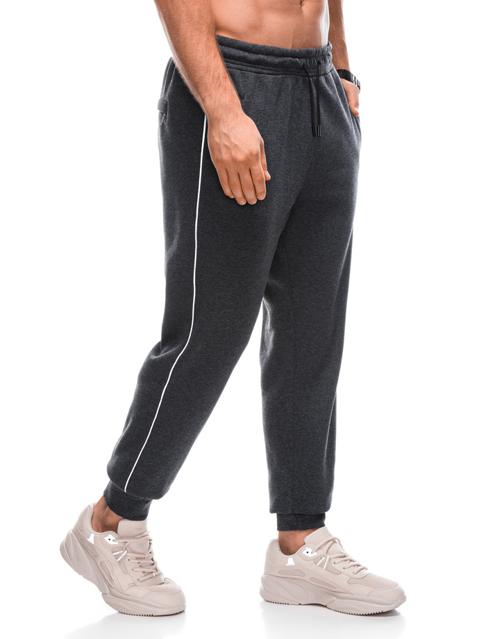 Men's sweatpants P1411 - dark grey