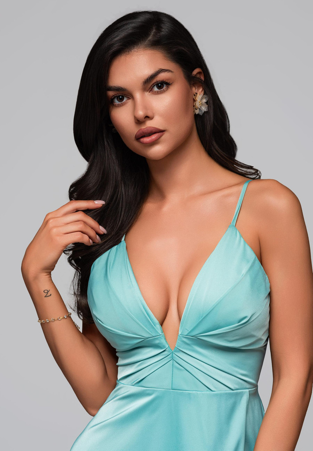 Evening dress LA-OM-DLR177 - mint