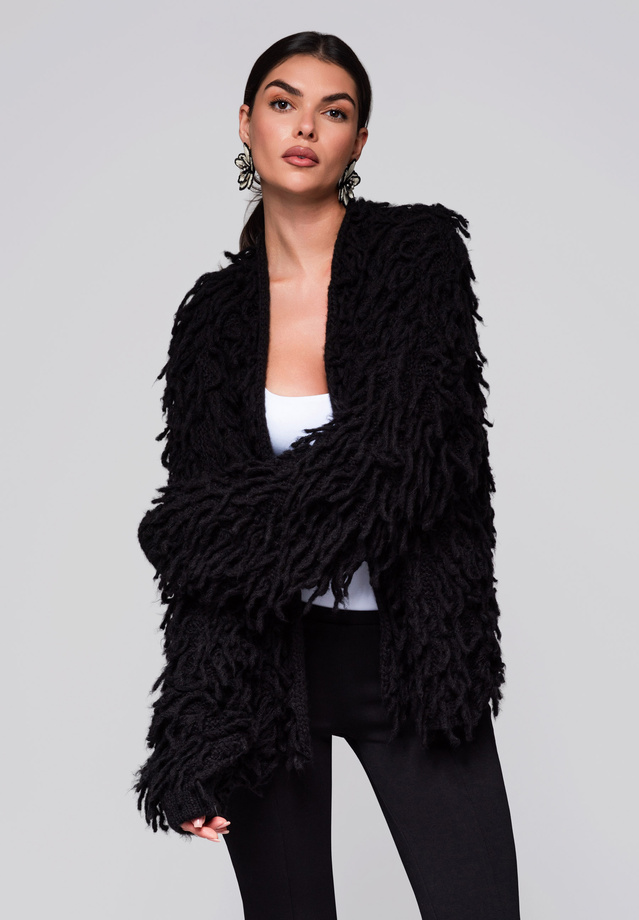 Women's cardigan LW-SWCD-0109 - black