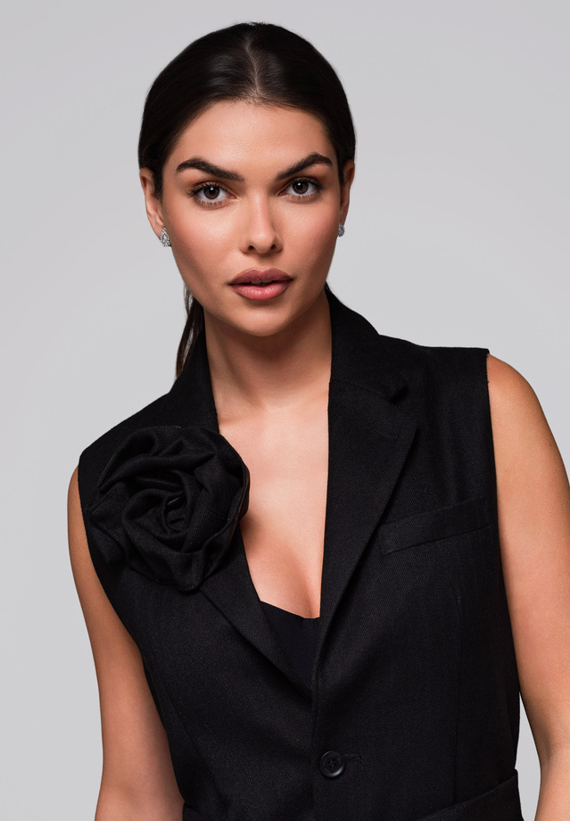 Kamizelka damska LW-BLZV-0102 - black