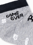 Men's socks - grey/black V7 U177