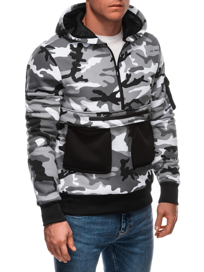 Men's zip-up sweatshirt B1694 - grey