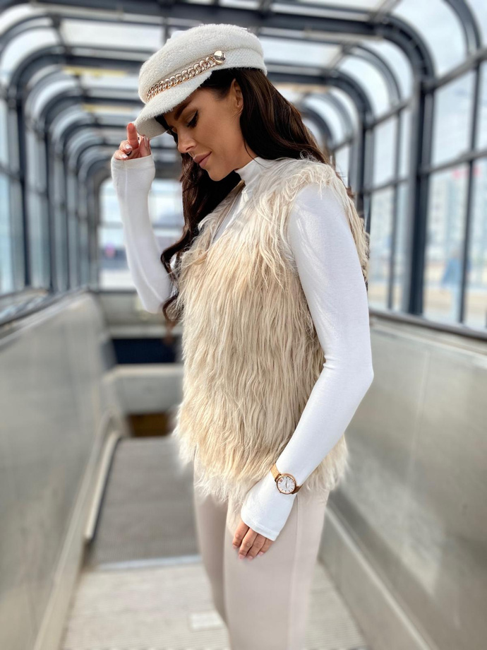 Women's vest VLR010 - beige