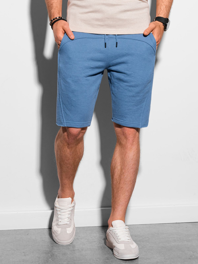 Men's sweatshorts - blue W299