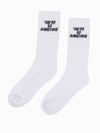 Men's socks - white U152