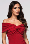 Evening dress LA-OM-DLR264 - red