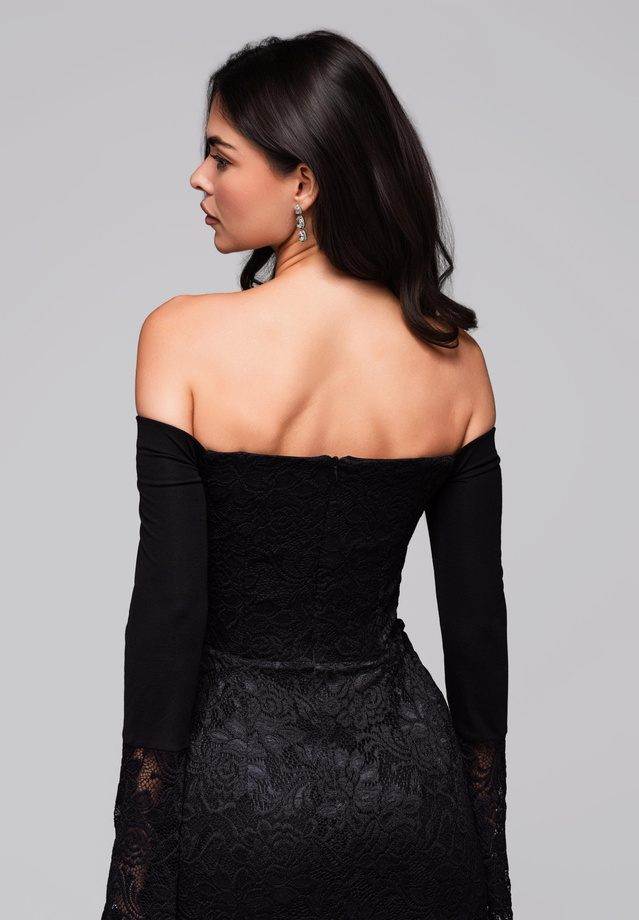 Evening dress LA-OM-DLR243 - black