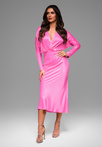 Evening dress LA-OM-DLR092 - pink
