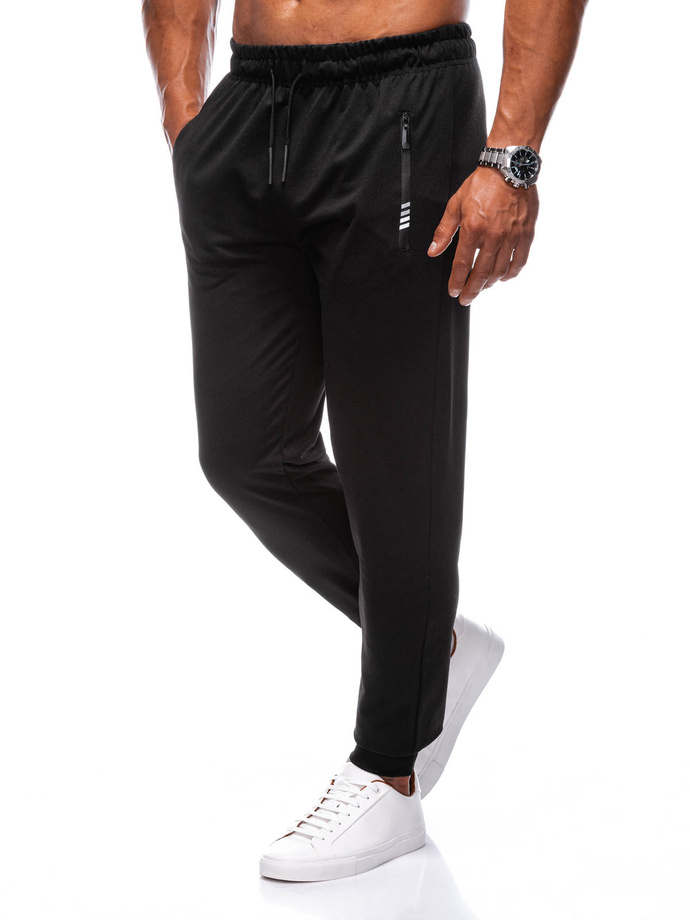 Men's sweatpants P1484 - black