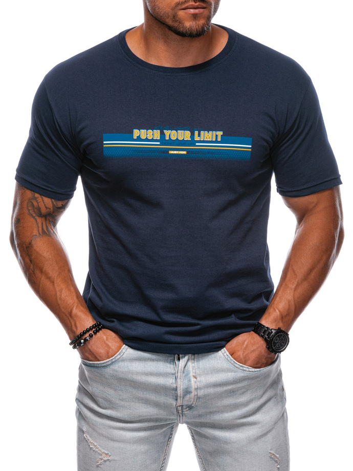 Men's t-shirt S1846 - navy