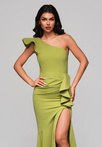 Evening dress LA-OM-DLR168 - green