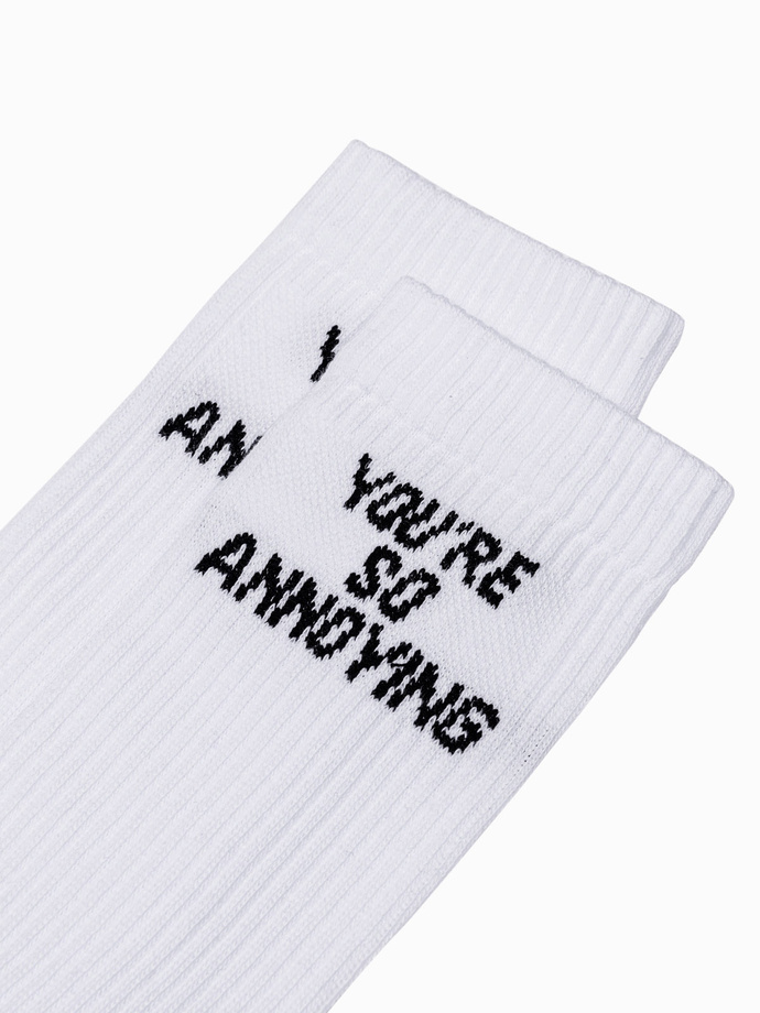Men's socks - white U152