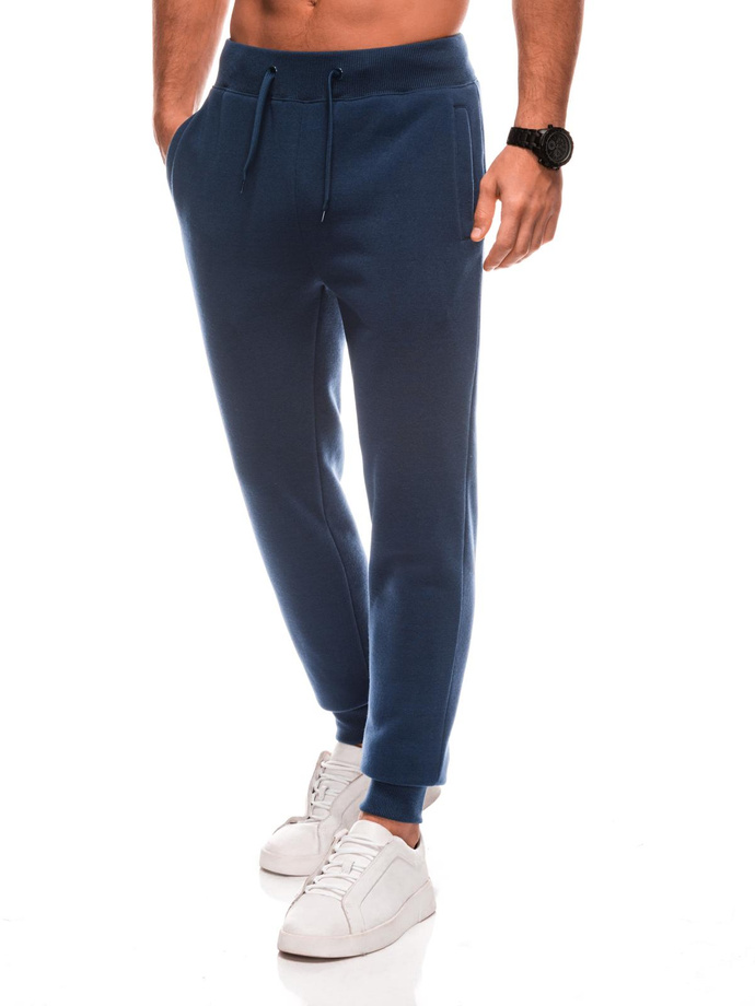 Men's BASIC uniform jogger sweatpants - navy blue V5 EM-PABS-0108