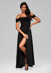 Evening dress LA-OM-DLR038 - black