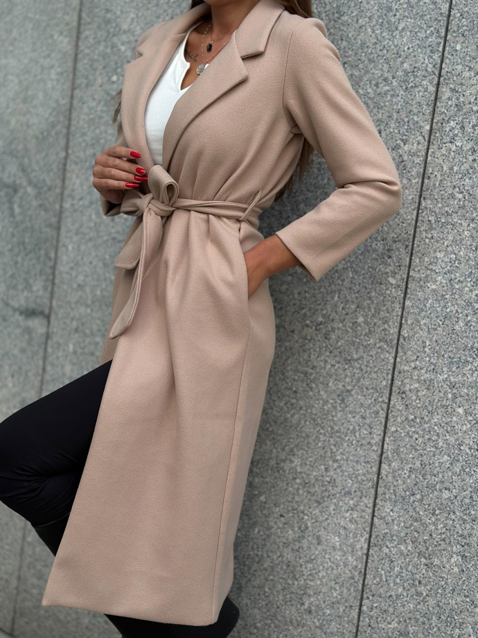 Women's coat CLR034 - beige