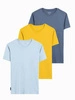 light blue || navy blue || mustard