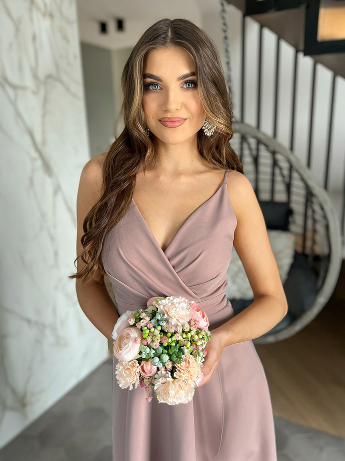 LOVE maxi dress DLR164 - beige