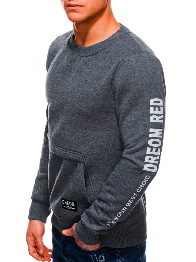 Men's sweatshirt B1115 - dark grey