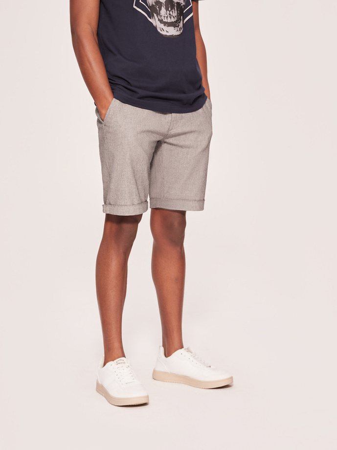 Men's shorts PREM SHORTS W426 - gray melange