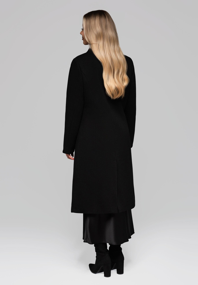 Women's double-breasted fitted coat LARICA OW-COLC-0108 v2 - black