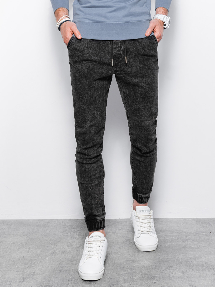 Men's joggers - black P1027