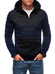 Men's zip-up sweatshirt B1684 - navy