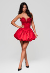 Evening dress LA-OM-DLR242 - red