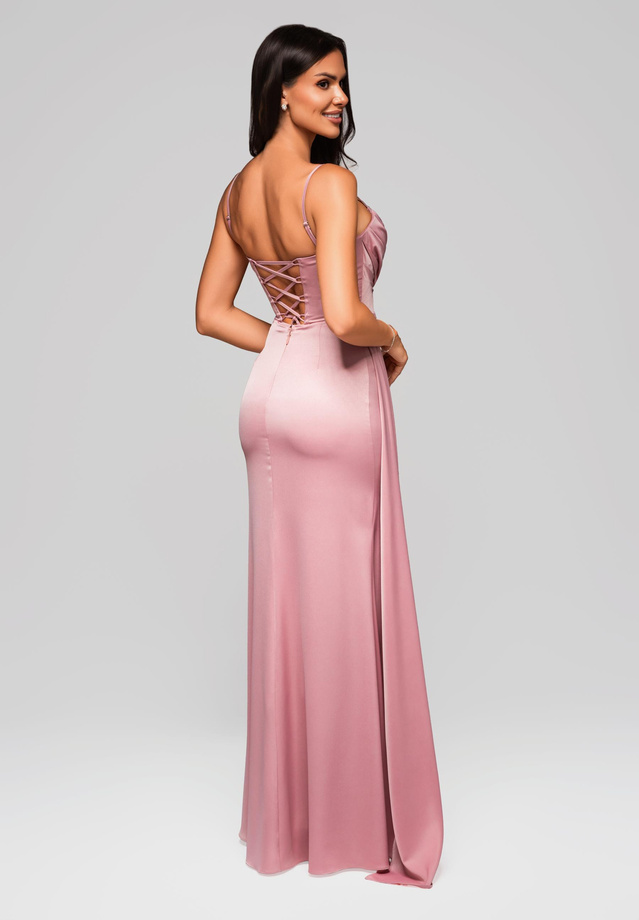 Evening dress LA-OM-DLR224 pink