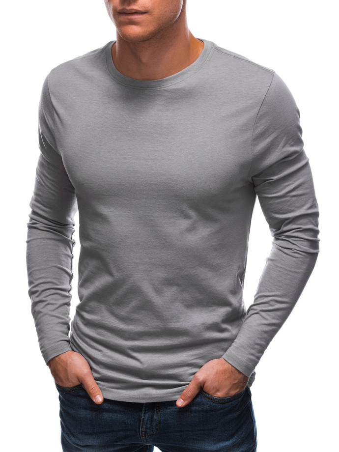 Men's plain longsleeve EM-LSBL-0103 - grey