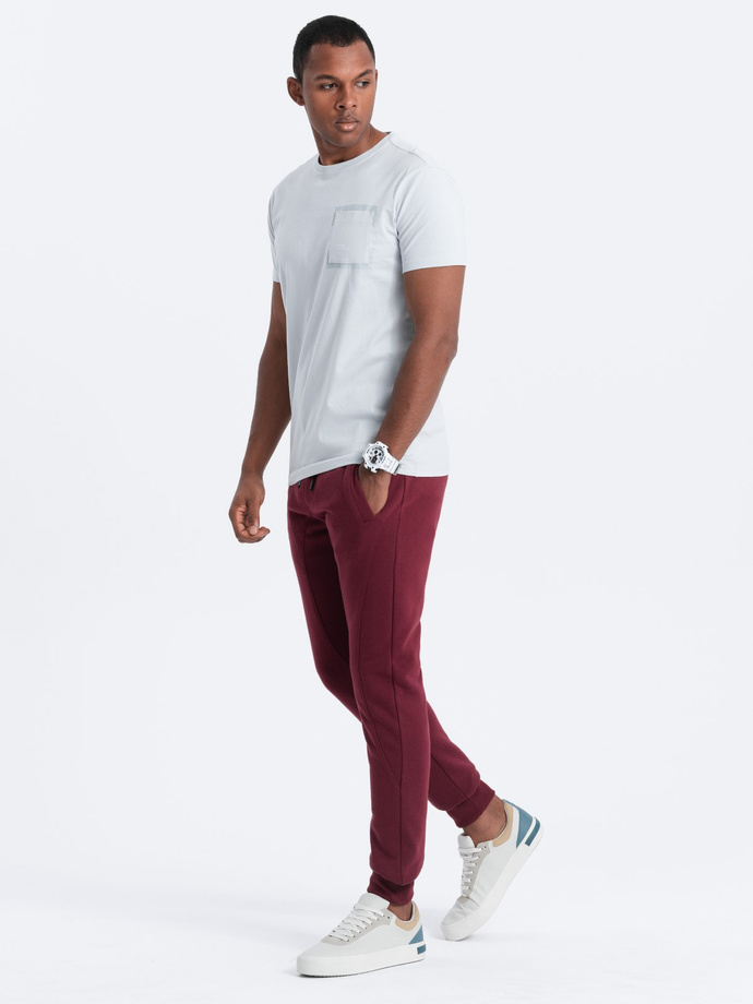 JOGERRY men's sweatpants - maroon V9 OM-PABS-0134