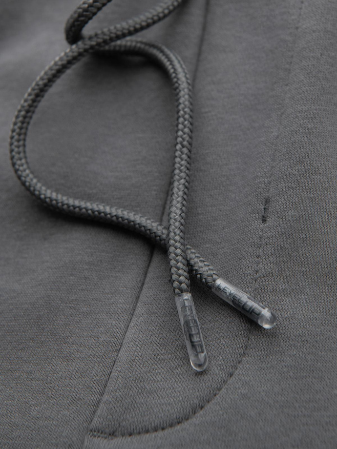 Classic sweatpants with drawstrings unisex-grey V18 OU-PSBC-0100