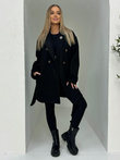 Fashionable women's coat CLR039 - black