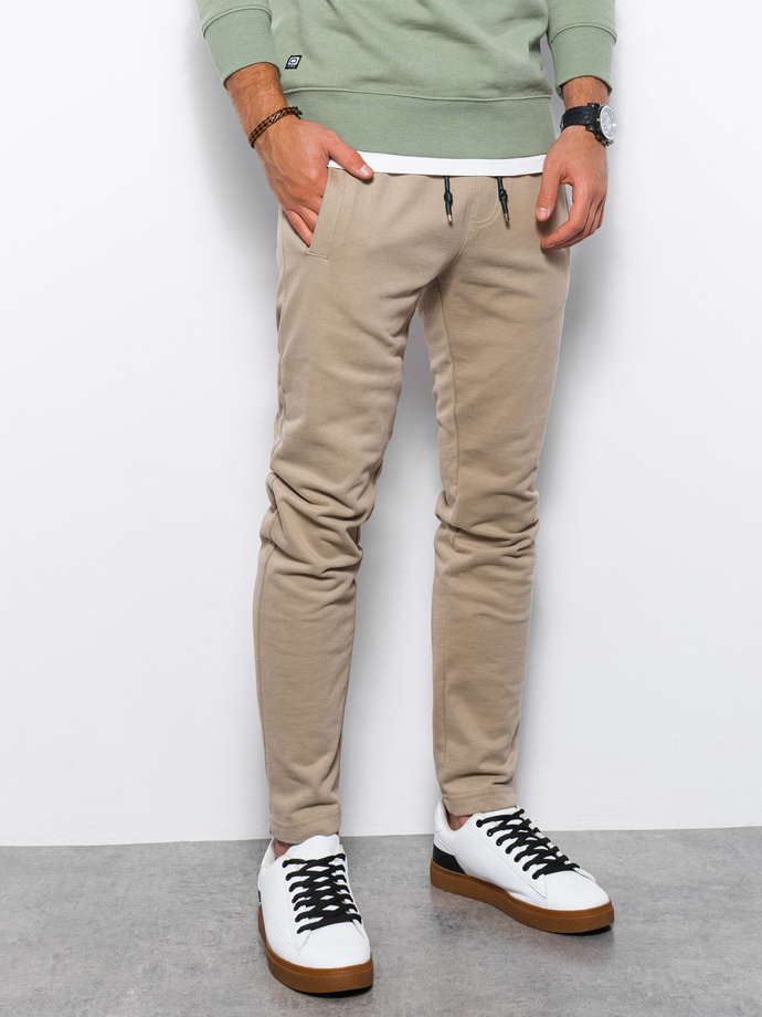 Men's sweatpants - beige P946