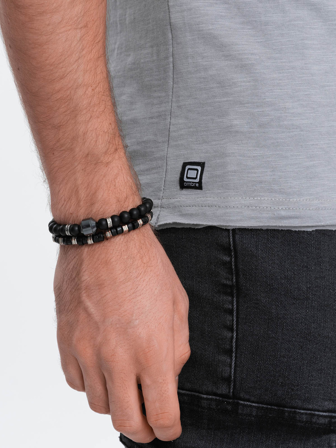 Men's plain t-shirt - grey S1385