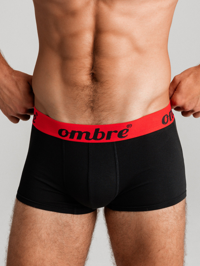 Men's underpants - black-red U283