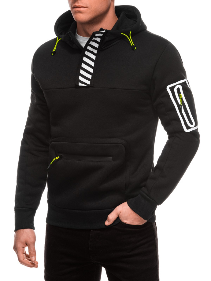 Men's zip-up sweatshirt B1693 - black