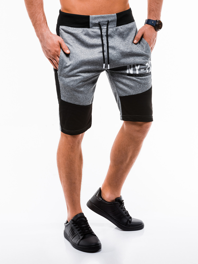 Men's sweatshorts W187 - grey