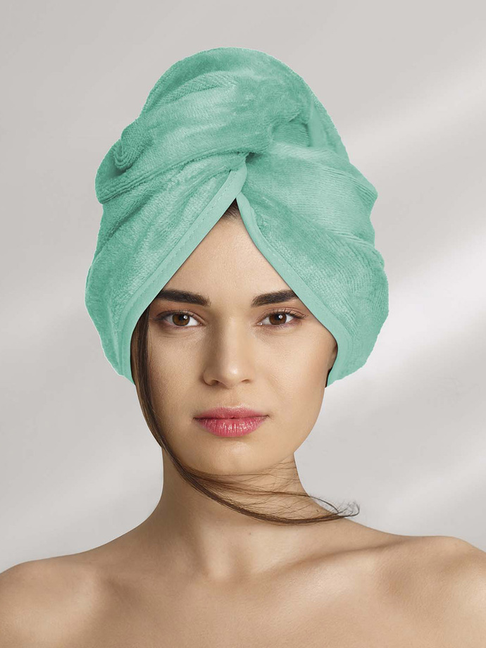 Hair turban towel A622 - mint
