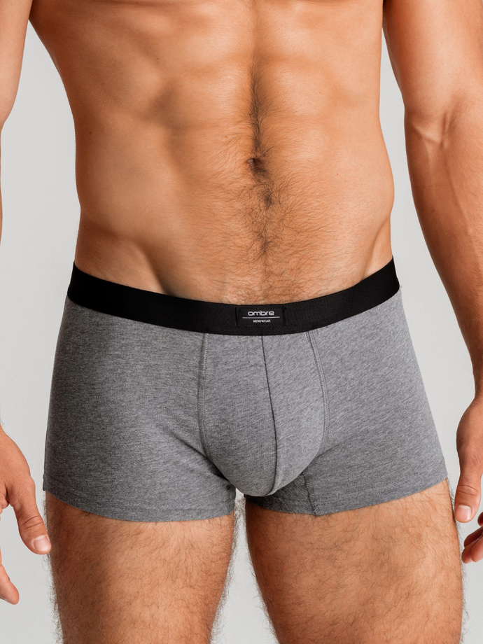 Men's underpants - grey melange U286
