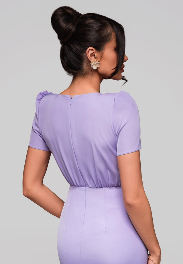 Evening dress LA-OM-DLR150 Regular Fit purple