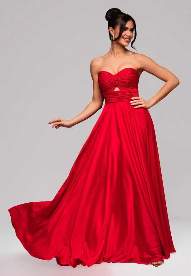 Evening dress LA-OM-DLR159 - red