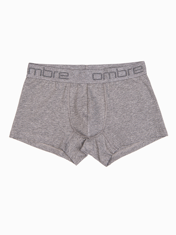 Men's cotton boxer shorts with logo - 3-pack mix V2 OM-UNBO-0105