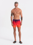 Men's swimming trunks ombre effect - orange V17 OM-SRBS-0125