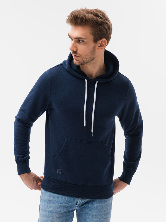 Men's hooded sweatshirt - navy V B979